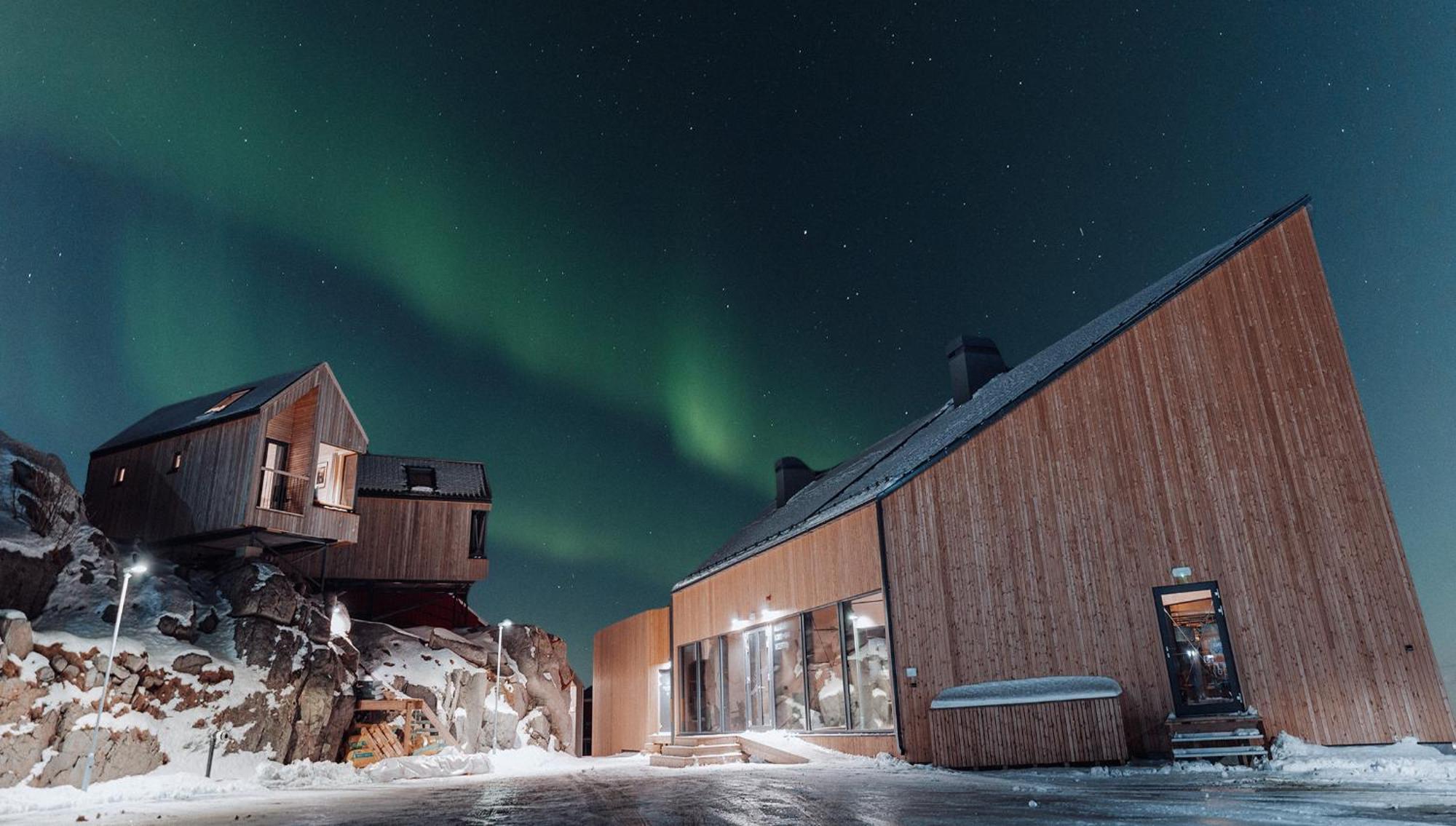 Hattvika Lodge Ballstad Bagian luar foto