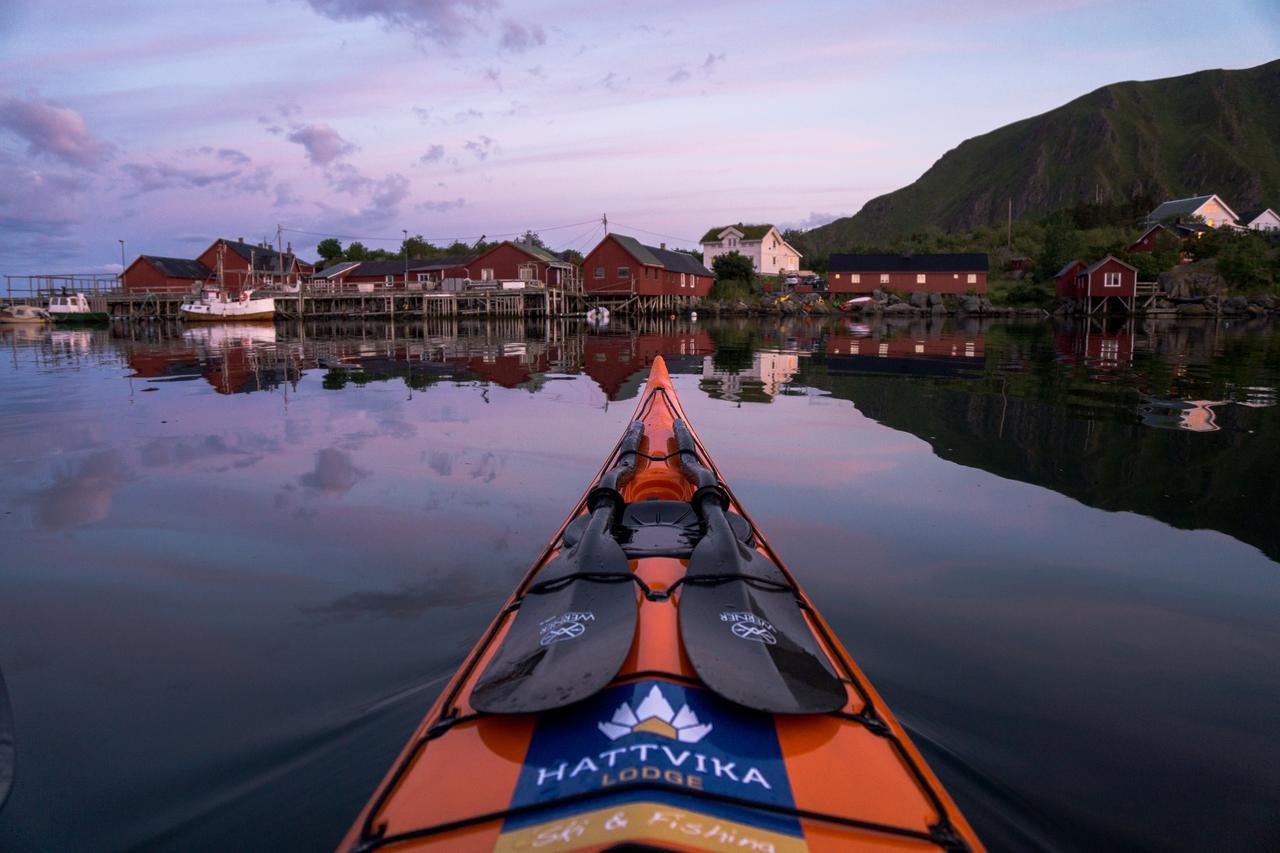 Hattvika Lodge Ballstad Bagian luar foto