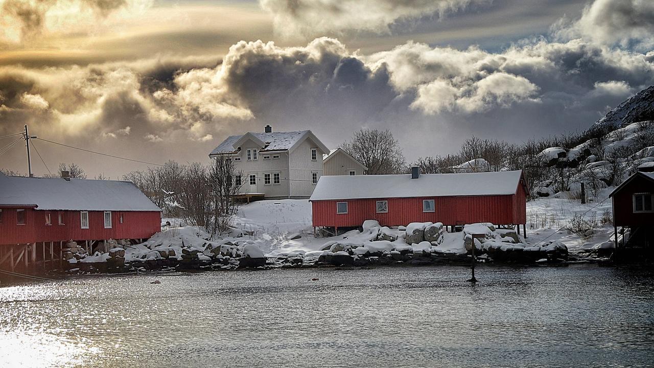 Hattvika Lodge Ballstad Bagian luar foto