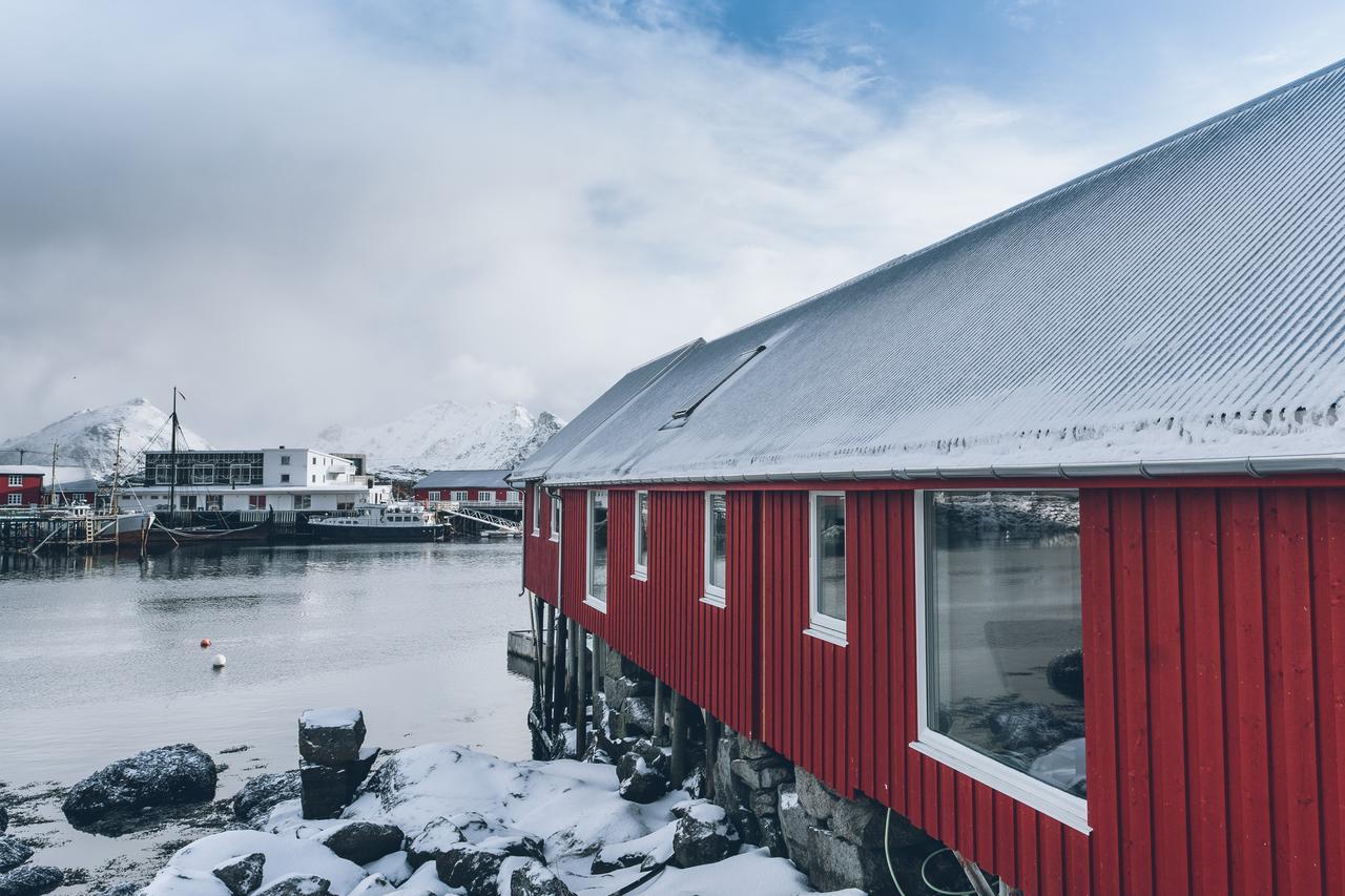 Hattvika Lodge Ballstad Bagian luar foto