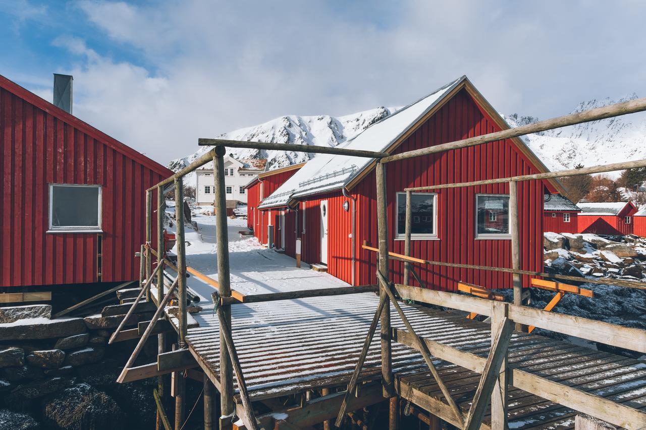 Hattvika Lodge Ballstad Bagian luar foto