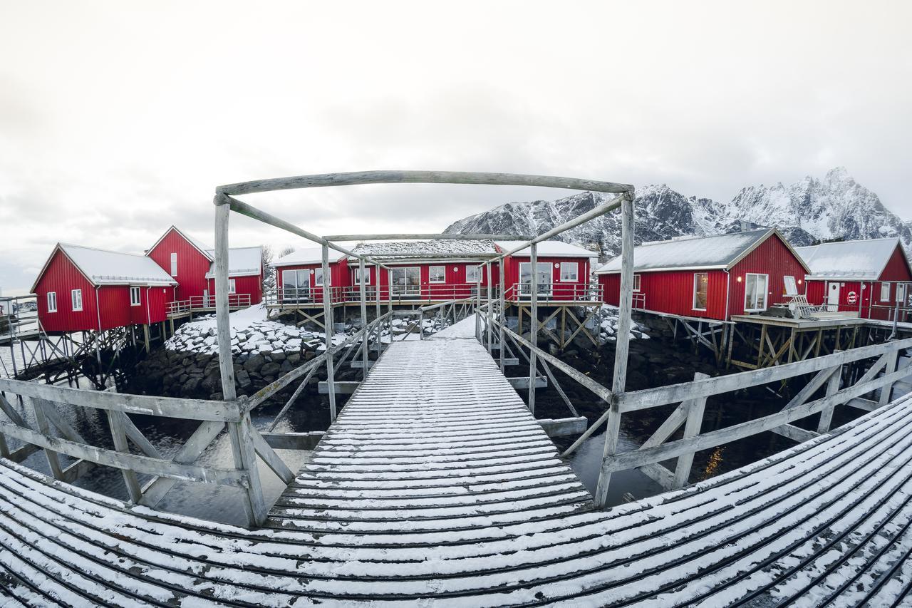 Hattvika Lodge Ballstad Bagian luar foto