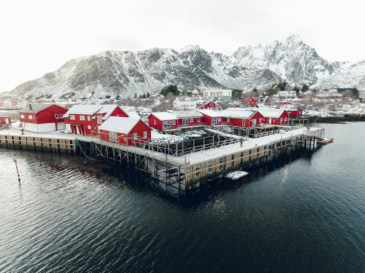 Hattvika Lodge Ballstad Bagian luar foto